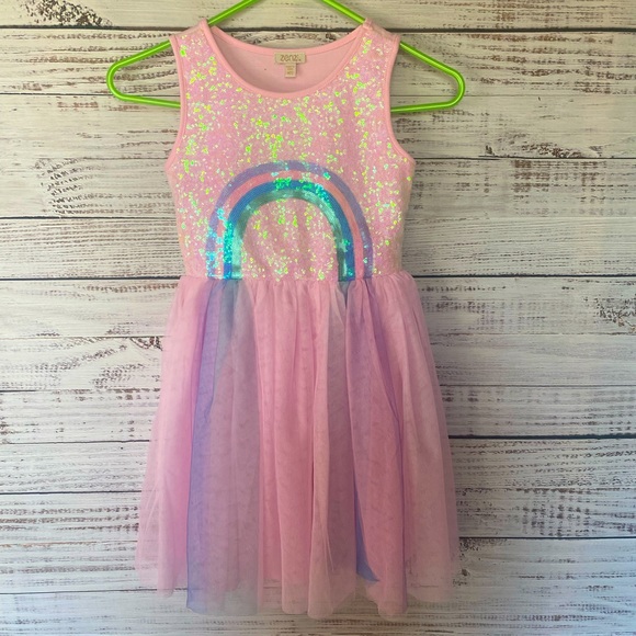 zenzi Other - NWOT Zenzi sequins rainbow dress. Size M(8)
